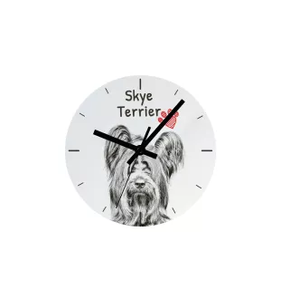 Saluki, Persian Greyhound, Arabian hound, Gazelle hound I - wall clock with a dog, shelf clock with a print, personalized home decoration from the Art-Dog brand
