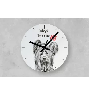 Saluki, Persischer Windhund I - Wanduhr mit Hund, Regal Uhr mit Druck, personalisierte Hausdekoration von Art-Dog.