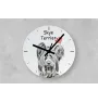 Saluki, Persian Greyhound, Arabian hound, Gazelle hound I - wall clock with a dog, shelf clock with a print, personalized home decoration from the Art-Dog brand