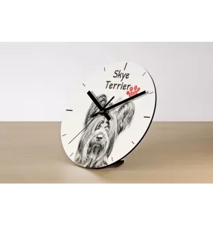 Saluki, Persian Greyhound, Arabian hound, Gazelle hound I - wall clock with a dog, shelf clock with a print, personalized home decoration from the Art-Dog brand