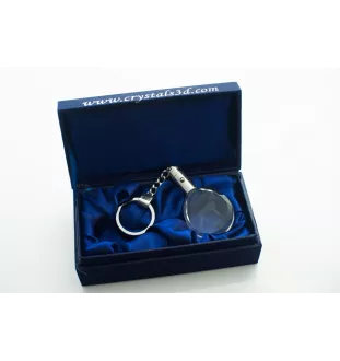 Saluki, Lévrier persan I - pendentif avec une photo de chien, porte-clés en cristal dans une boîte cadeau, un cadeau unique par Art-Dog