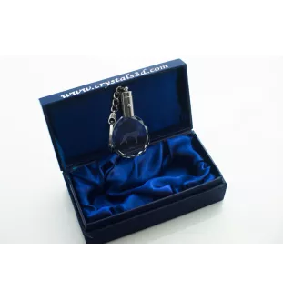 Saluki, Lévrier persan I - pendentif avec une photo de chien, porte-clés en cristal dans une boîte cadeau, un cadeau unique par Art-Dog