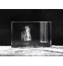 Saluki, Persian Greyhound, Arabian hound, Gazelle hound - Pen stand, crystal organiser with dog photo, unique desk decoration by Art-Dog brand