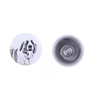 St. Bernhardshund, Bernhardiner - einzigartige Hund-Ohrringe, Ihr Haustier als Schlüsselanhänger, Eigenmarke Art-Dog