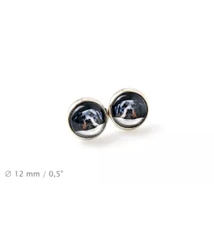 Rottweiler, Rott, Rottie - jewelry with your photo box, set of necklace and earrings, personalized products from the Art-Dog brand