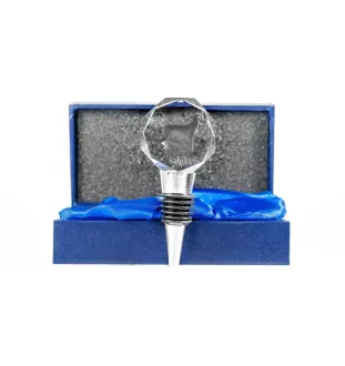 Saluki, Persischer Windhund I - Flaschenverschluss, Weinverschluss aus Kristall mit Foto, personalisiertes Geschenk für Barkeeper der Marke Art-Dog