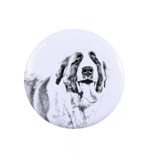 St. Bernard, Saint Bernard, Alpine Mastiff, Bernhardiner - women's jewelry with a dog portrait, handmade product, possibility to add your own photo, Art-Dog brand
