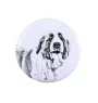 St. Bernard, Saint Bernard, Alpine Mastiff, Bernhardiner - women's jewelry with a dog portrait, handmade product, possibility to add your own photo, Art-Dog brand