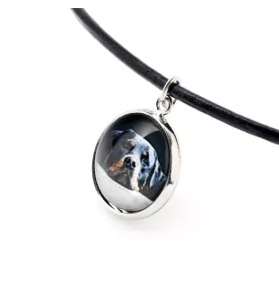 Rottweiler, Bouvier allemand - ensemble de bijoux avec votre photo, ensemble fait à la main, bracelet et collier de la marque Art.-Dog