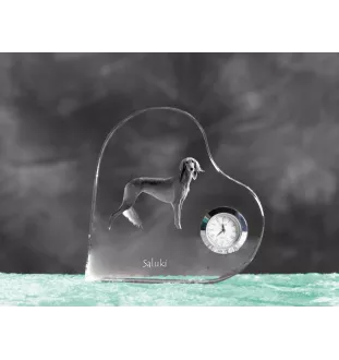 Chart perski, Saluki I zegar w kształcie serca z psem Art-Dog