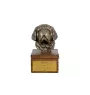 St. Bernard, Saint Bernard, Alpine Mastiff, Bernhardiner - urn for dog ashes with a statuette, small urn for a dog, personalized urn with a bust of a dog by Art-Dog brand