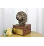 St. Bernard, Saint Bernard, Alpine Mastiff, Bernhardiner - urn for dog ashes with a statuette, small urn for a dog, personalized urn with a bust of a dog by Art-Dog brand
