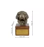 St. Bernard, Saint Bernard, Alpine Mastiff, Bernhardiner - urn for dog ashes with a statuette, small urn for a dog, personalized urn with a bust of a dog by Art-Dog brand