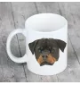Rottweiler - Becher mit einem Bild und dem Schriftzug geometrischer Hund Art-Dog