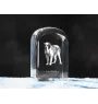 Saint-bernard, Chien Du Mont Saint-Bernard - un cube de cristal avec une photo, une photo de chien dans le cristal, un presse-papiers cubique de la marque Art-Dog
