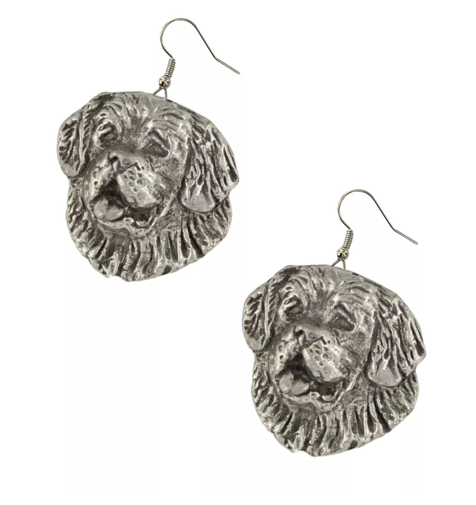 St. Bernhardshund, Bernhardiner - Hängende Ohrringe mit Hunden, entzückender Schmuck für Hunde-Mama, Geschenk für Mädchen von der Marke Art-Dog