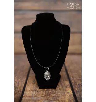 St. Bernard, Saint Bernard, Alpine Mastiff, Bernhardiner - necklace with a dog, pendant for a dog mom, unique jewelry from the Art-Dog brand