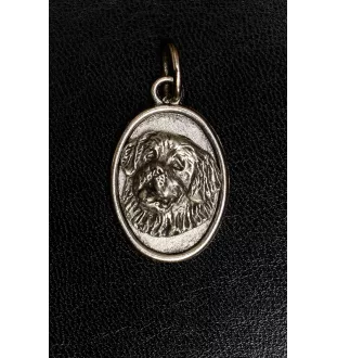 St. Bernhardshund, Bernhardiner - Halskette mit Hund, Anhänger für Hundemama, einzigartiger Schmuck der Marke Art-Dog