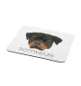 Rottweiler, Rott, Rottie - geometric mouse pad with a picture and text by Art-Dog