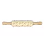 St. Bernard, Saint Bernard, Alpine Mastiff, Bernhardiner - small rolling pin with a dog, patterned dough roller, gadget for ceramicists from the Art-Dog brand