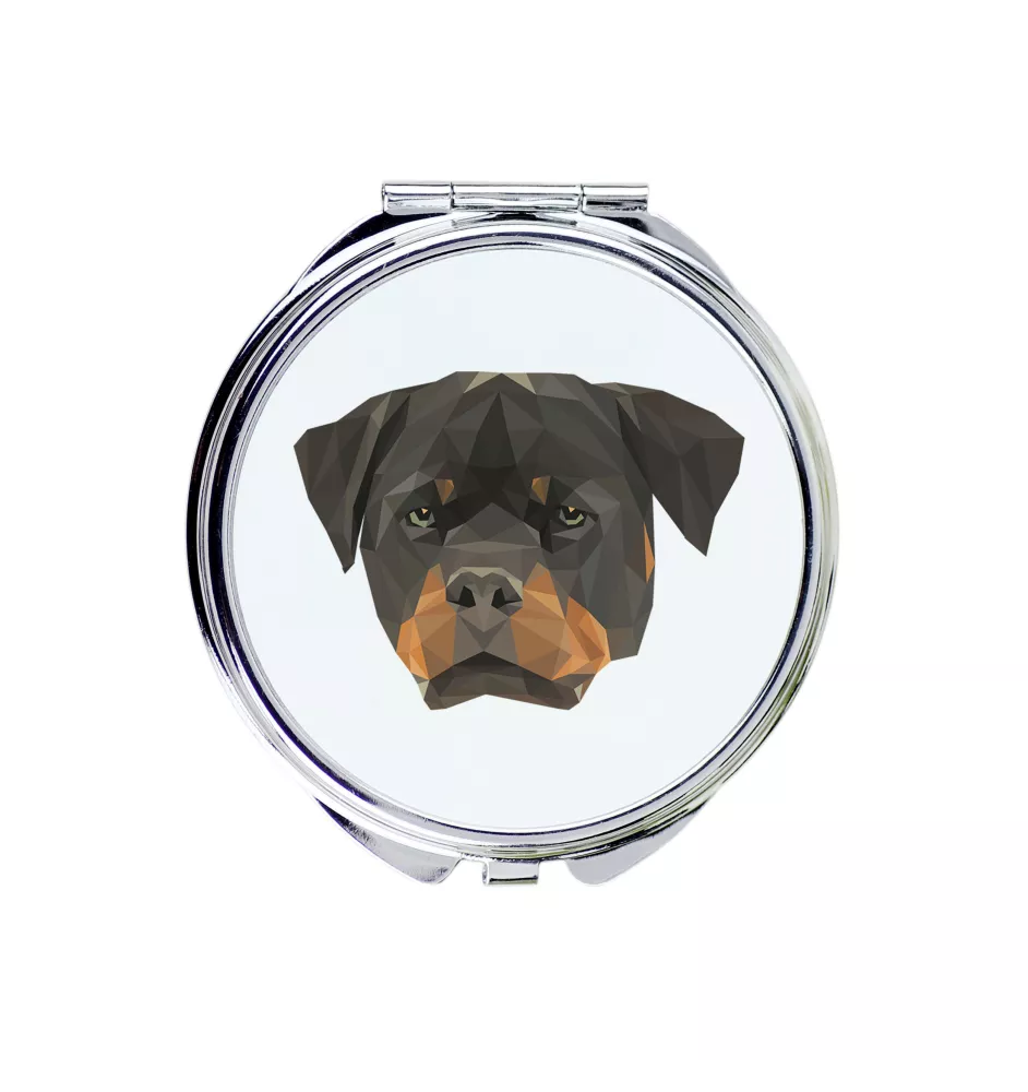 Rottweiler, Bouvier allemand - miroir avec une image et un motif géométrique de la marque Art-Dog