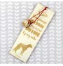 Saluki, Lévrier persan - marque-page pour livre avec chien, marque-page personnalisé, accessoire canin pour les lecteurs de la marque Art-Dog