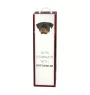 Rottweiler, Bouvier allemand - une boîte géométrique avec une photo et un texte pour le vin de la marque Art-Dog