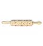 St. Bernard, Saint Bernard, Alpine Mastiff, Bernhardiner - rolling pin for dough with a dog, patterned rolling pin for ceramics, a gift for a cook from the Art-Dog brand