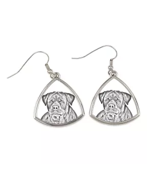 Rottweiler, Bouvier allemand - boucles d'oreilles avec chien, boucles d'oreilles pendantes avec photo, bijoux personnalisés avec impression de la marque Art-Dog