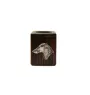 Saluki, Persian Greyhound, Arabian hound, Gazelle hound - wooden candle holder with a dog, a unique souvenir after losing a dog, a handicraft from the Art-Dog brand
