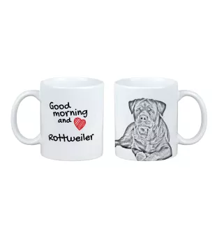 Rottweiler - Tasse mit Hund, Tasse mit Bild, personalisiertes Geschenk der Marke Art-Dog