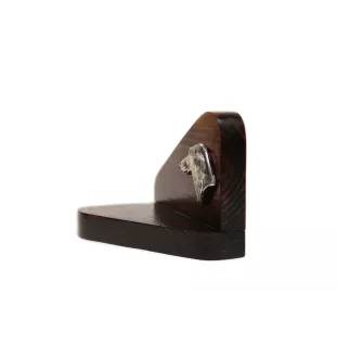 Saluki, Persischer Windhund - Holzkerzenhalter mit Hund, Teelichthalter, Gedenkstätte für den Hund der Marke Art-Dog