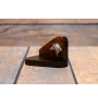Saluki, Persian Greyhound, Arabian hound, Gazelle hound - wooden candle holder with a dog, tealight holder, a memorial place for a dog by Art-Dog brand