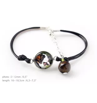 St. Bernard, Saint Bernard, Alpine Mastiff, Bernhardiner - a set of jewelry in a box, necklace, earrings, bracelet, products from the Art-Dog brand