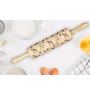 Saluki, Lévrier persan - rouleau à pâtisserie avec chien, décoration de biscuits avec un rouleau à motifs, cadeau pour un céramiste de la marque Art-Dog