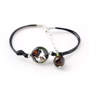 St. Bernard, Saint Bernard, Alpine Mastiff, Bernhardiner - a set of jewelry with your photo, a woman's ornament, handmade item, a product made with passion for creating the Art-Dog brand.