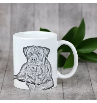 Rottweiler, Rott, Rottie - cup with a dog, cute cup with graphics, a gift with your photo from the Art-Dog brand