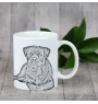Rottweiler, Rott, Rottie - cup with a dog, cheerful cup for a dog lover, personalized gift from the Art-Dog brand