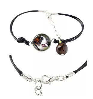 St. Bernhardshund, Bernhardiner - Armband in einer Schachtel mit Ihrem Foto, femininer Schmuck, ein ausgezeichnetes Geschenk der Marke Art-Dog.