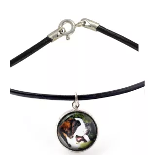Saint-bernard, Chien Du Mont Saint-Bernard - collier dans une boîte, élégant bijou, pendentif de la marque Art-Dog