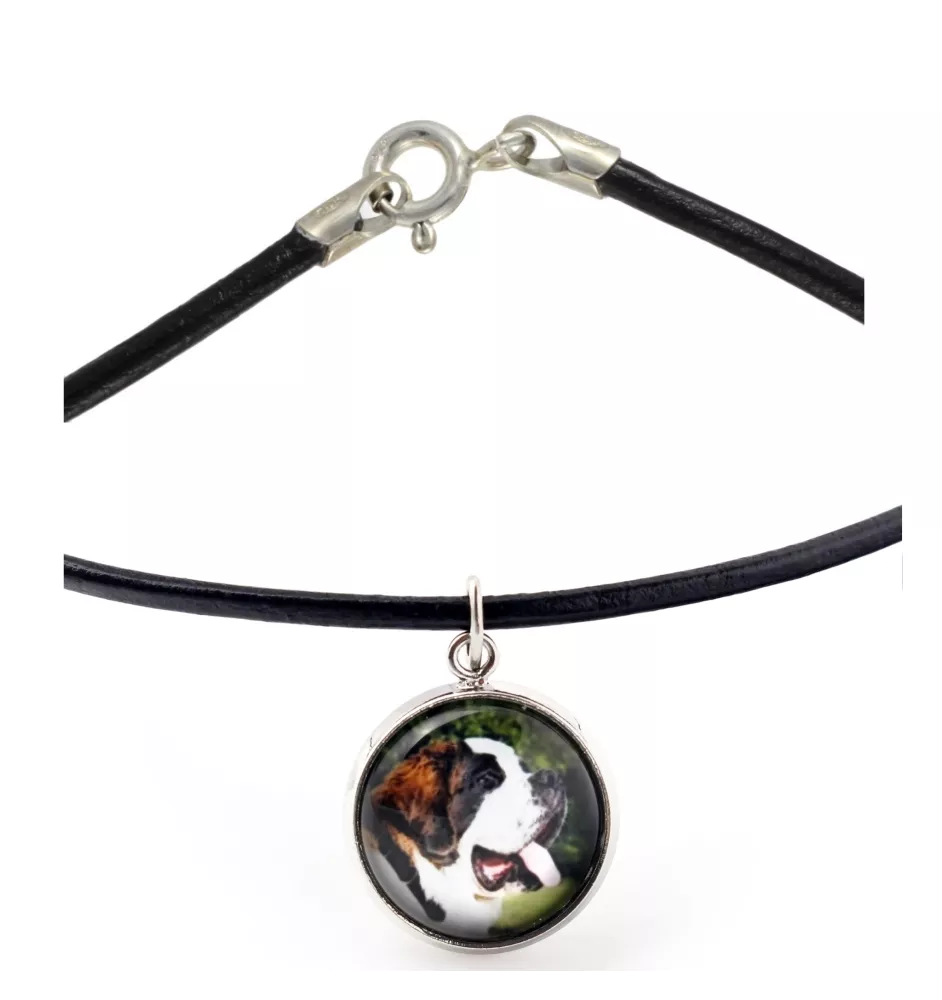 Saint-bernard, Chien Du Mont Saint-Bernard - collier dans une boîte, élégant bijou, pendentif de la marque Art-Dog