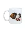 St. Bernhardshund, Bernhardiner - Becher mit einem Bild und dem Schriftzug geometrischer Hund Art-Dog