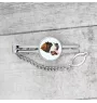 St. Bernard, Saint Bernard, Alpine Mastiff, Bernhardiner - geometric tie clip with a picture and inscription from Art-Dog