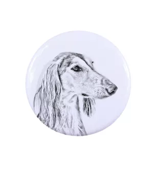 Saluki, Lévrier persan I - bijoux pour femmes avec l'image d'un chien, produit fait à la main, possibilité d'ajouter sa propre photo, marque Art-Dog