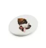 St. Bernard, Saint Bernard, Alpine Mastiff, Bernhardiner - a plate with a geometric design and the brand name Art-Dog