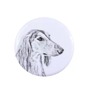 Chart perski, Saluki I przypinka z psem mała Art-Dog