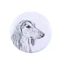 Saluki, Lévrier persan I - badge avec votre chien, ajoutez votre propre photo, marque Art-Dog