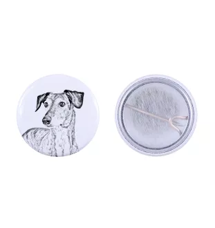 Saluki, Persian Greyhound, Arabian hound, Gazelle hound - pin with your dog, add your own photo, Art-Dog brand