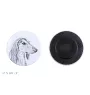 Saluki, Lévrier persan I - aimant avec un œil de chien, exceptionnellement léger, aimant puissant, produit fabriqué à la main par la marque Art-Dog