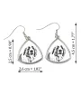 St. Bernard, Saint Bernard, Alpine Mastiff, Bernhardiner - dog earrings, hanging earrings with a picture, personalized jewelry with Art-Dog brand print